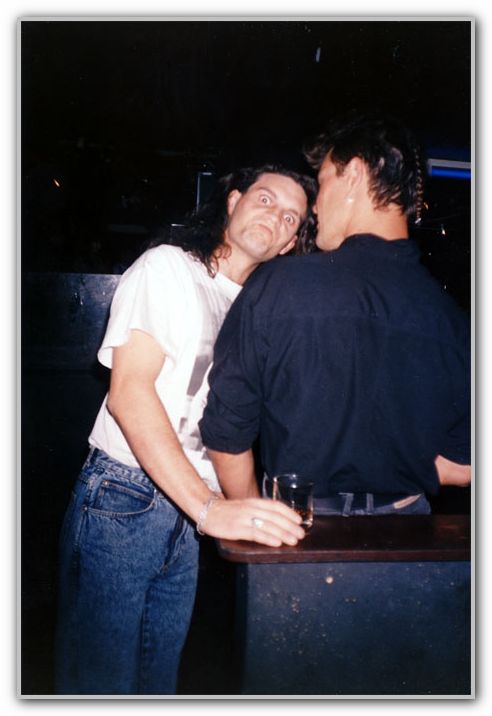 DJ & Adam at James St nightclub circa 1993
